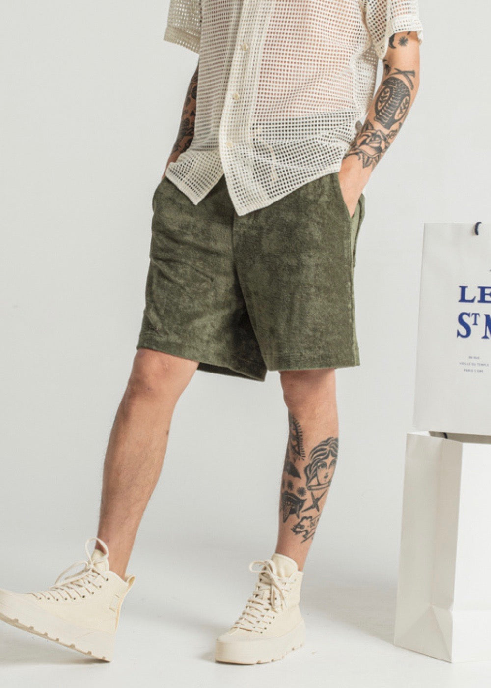Pongy Sponge Short — NAVY