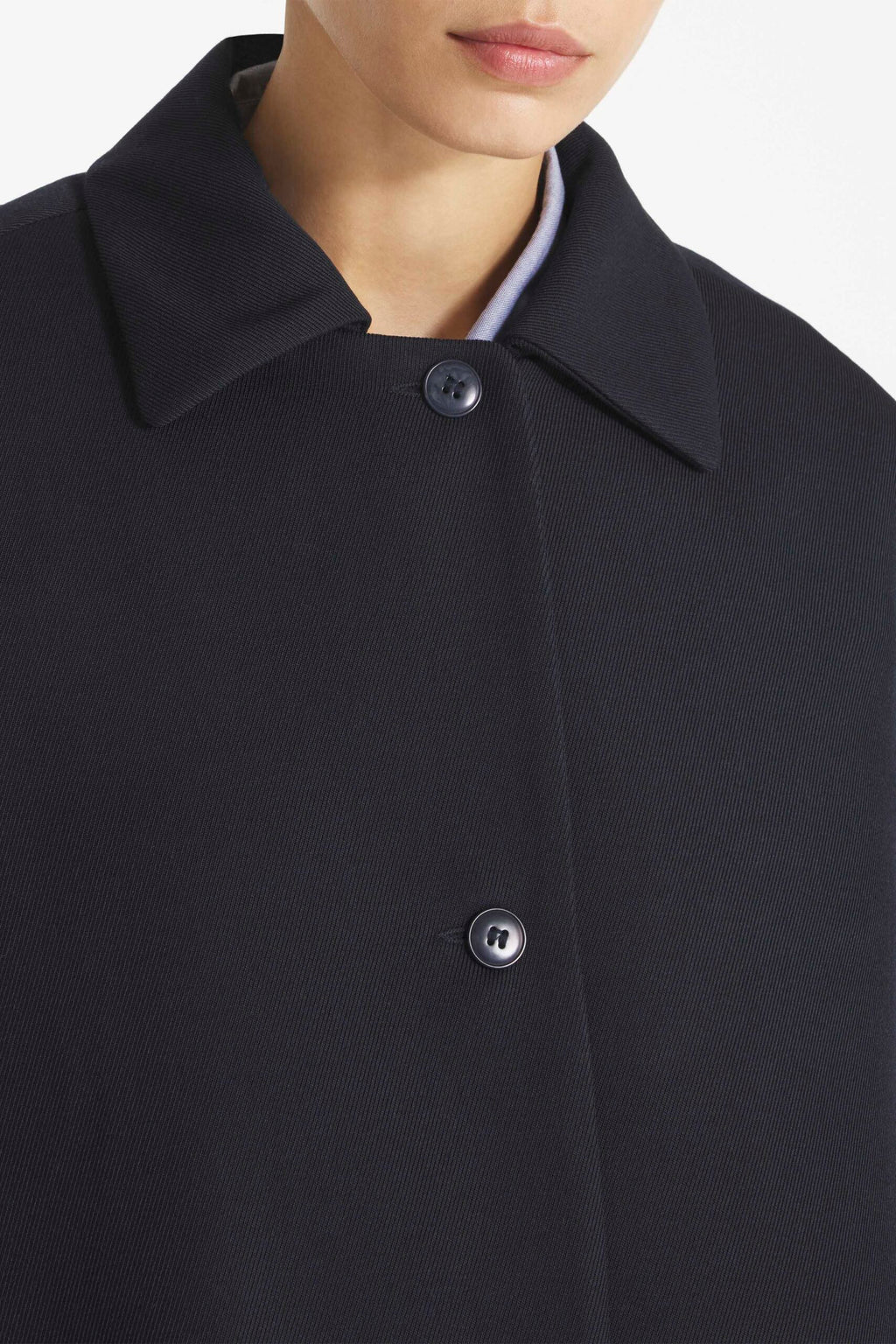Magic-Wool Trench — NAVY
