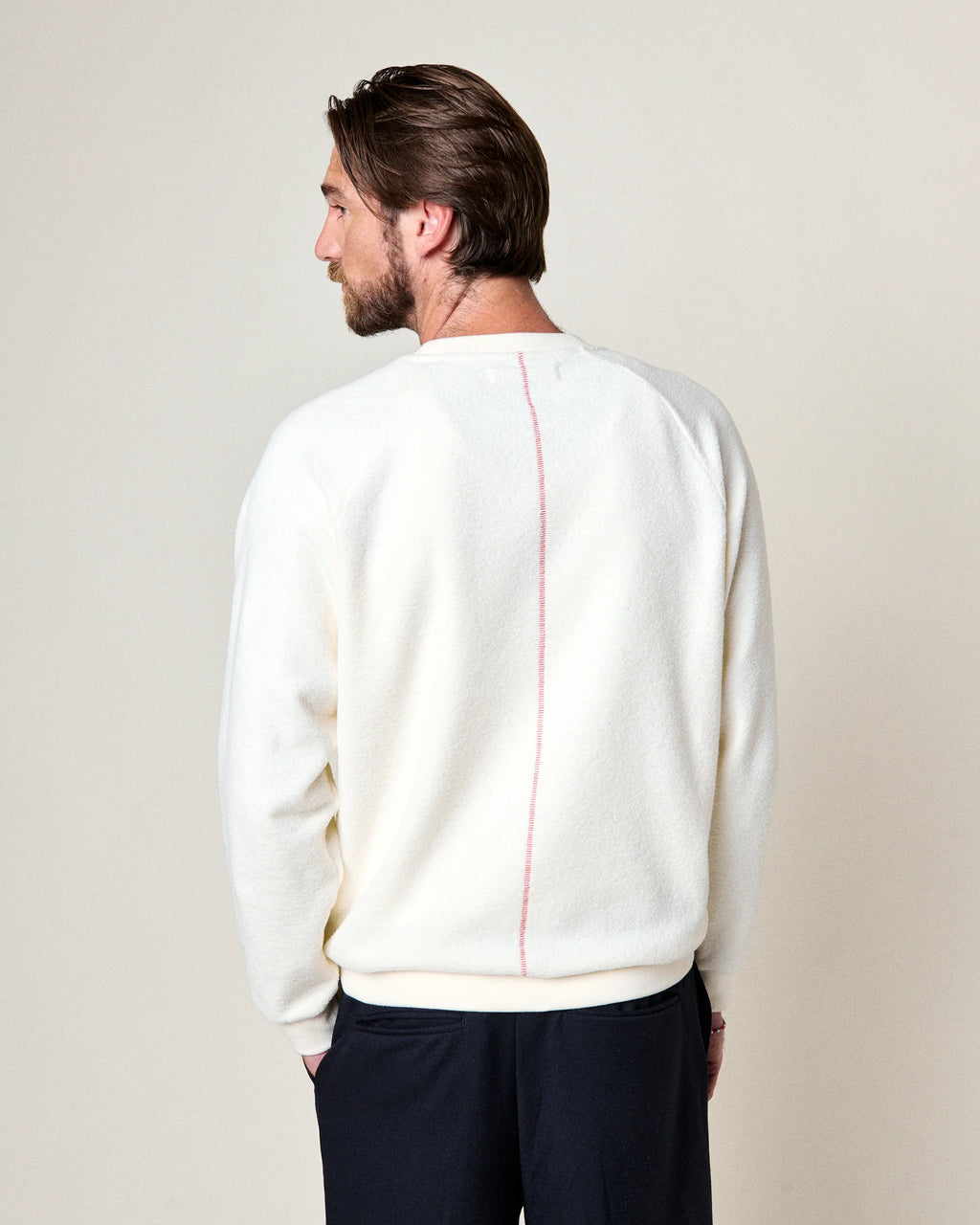 Aquae Sponge Sweatshirt — ECRU