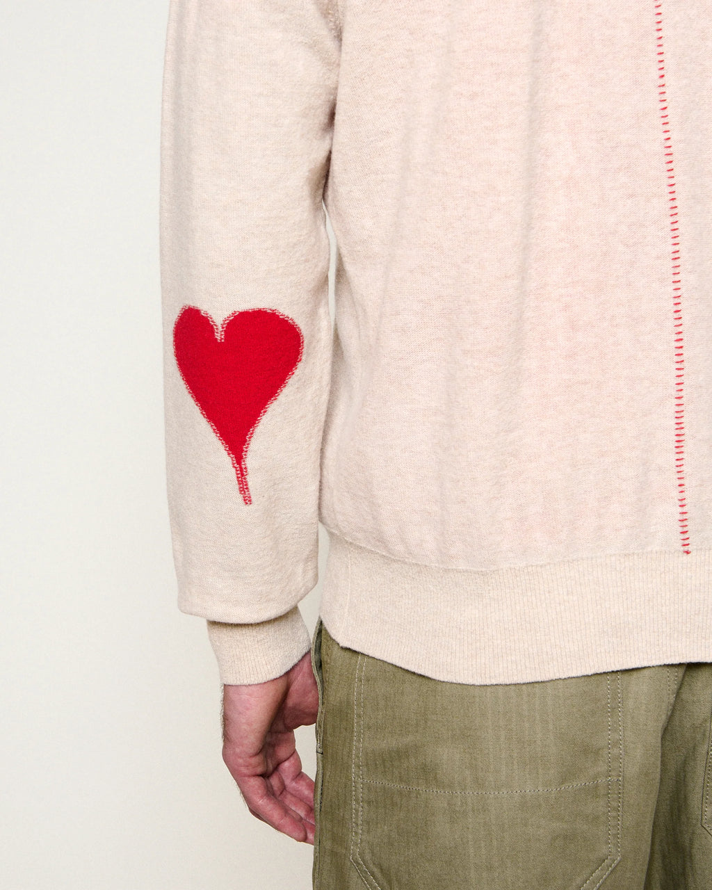 Cupid Round Neck Jumper — ECRU