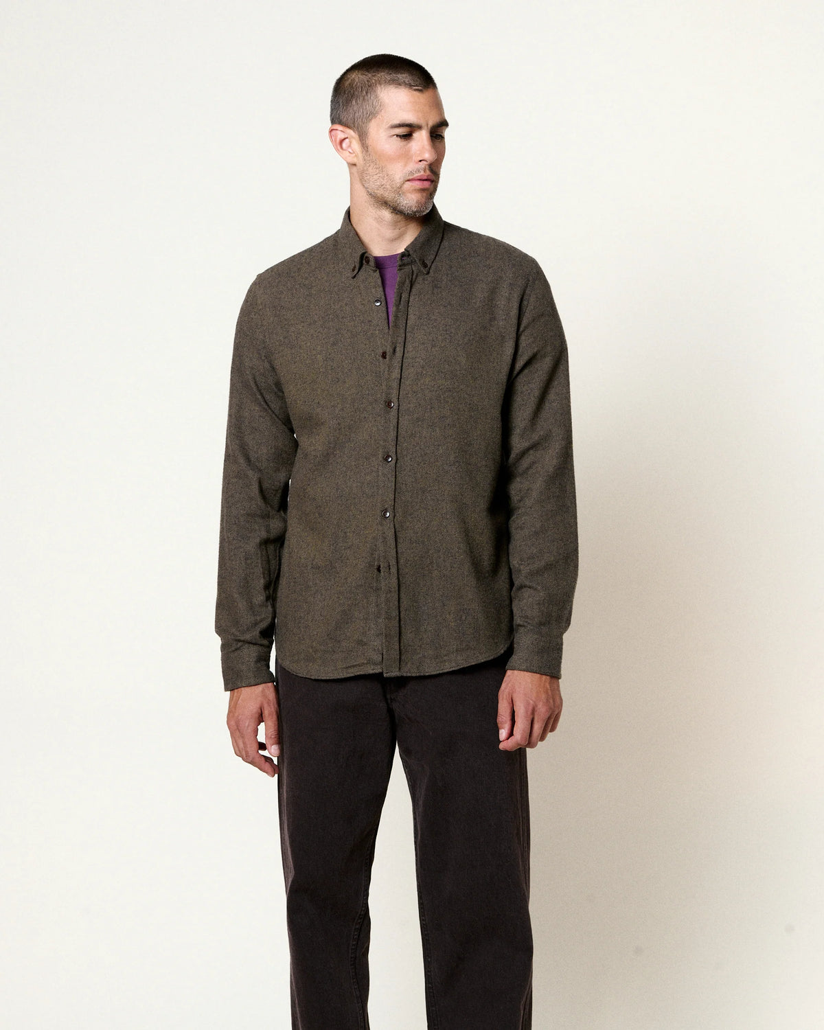 Tokyo Alaska Shirt — DARK KHAKI