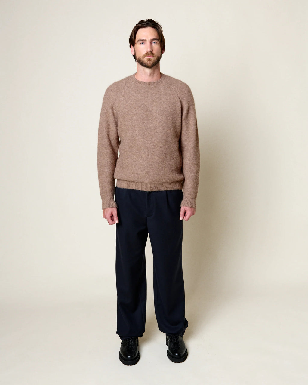 Baby Bret Jumper — LIGHT TAUPE