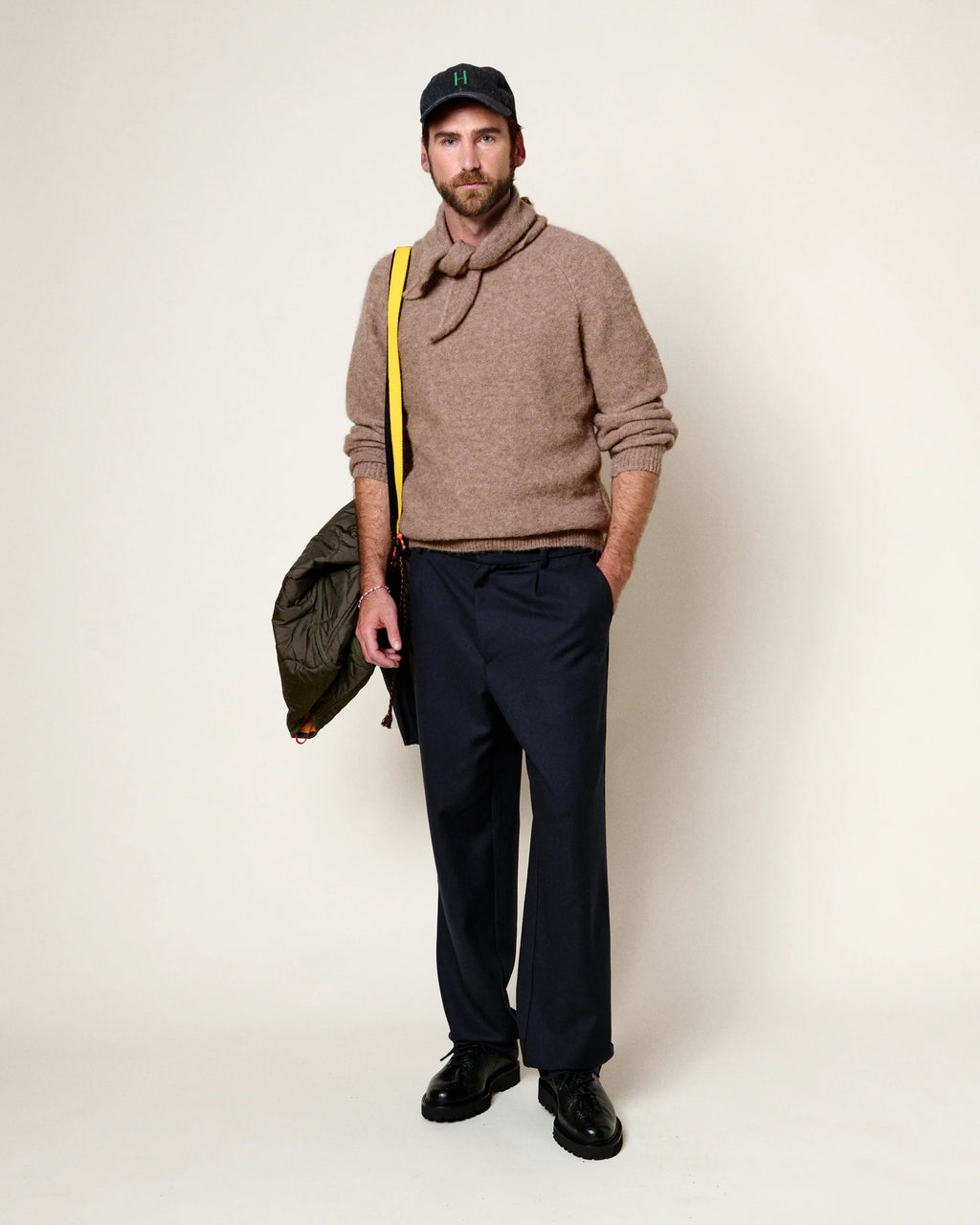 Baby Bret Jumper — LIGHT TAUPE