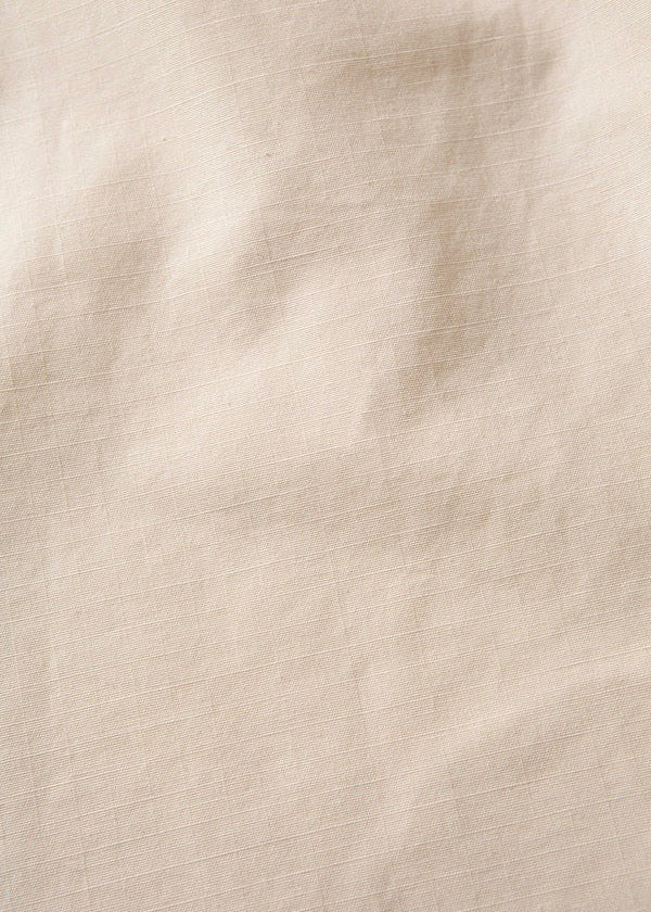 Zipped Shirt — PLAIN BEIGE