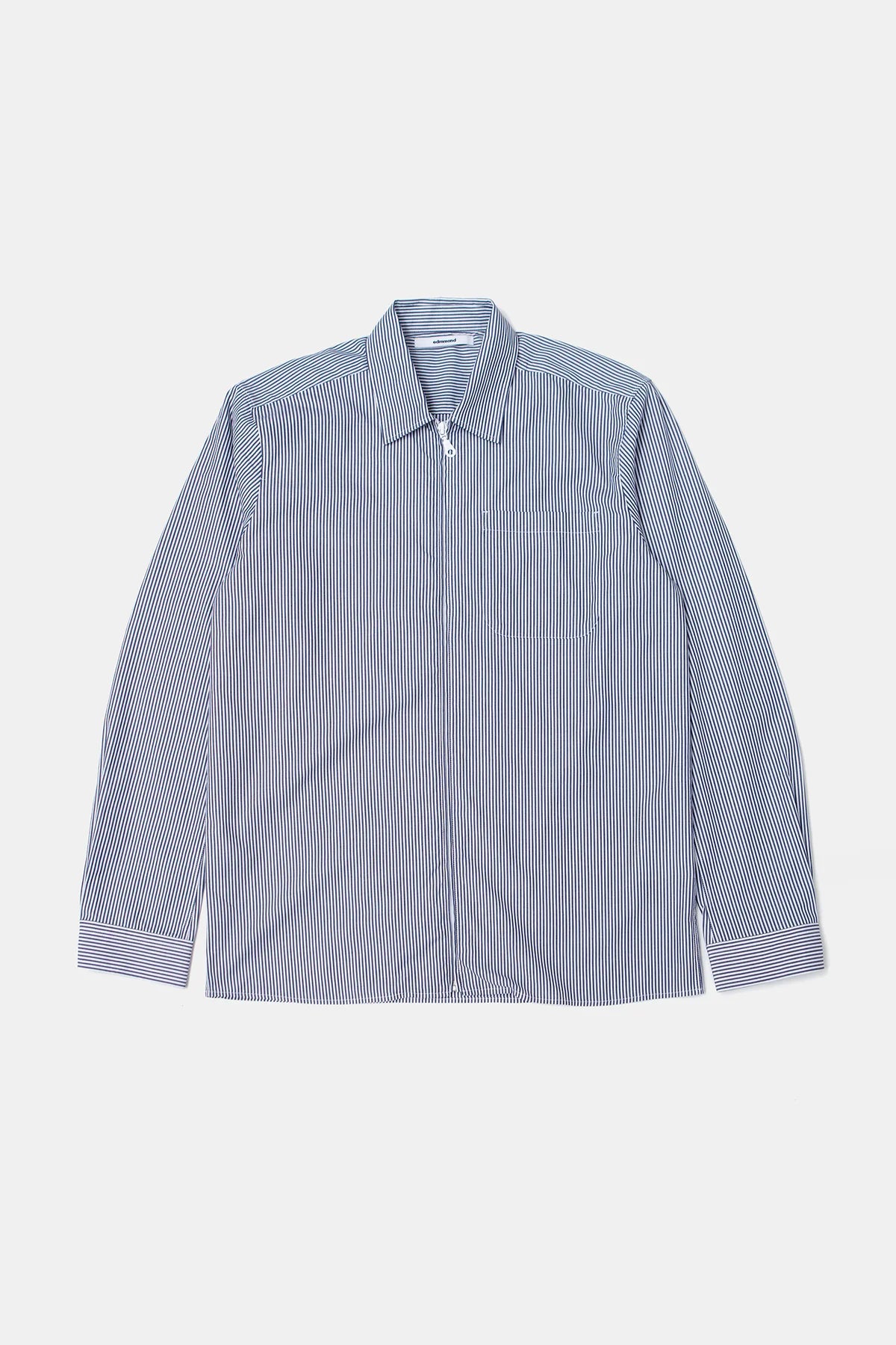 Tyne Zip Shirt Jacket — NAVY