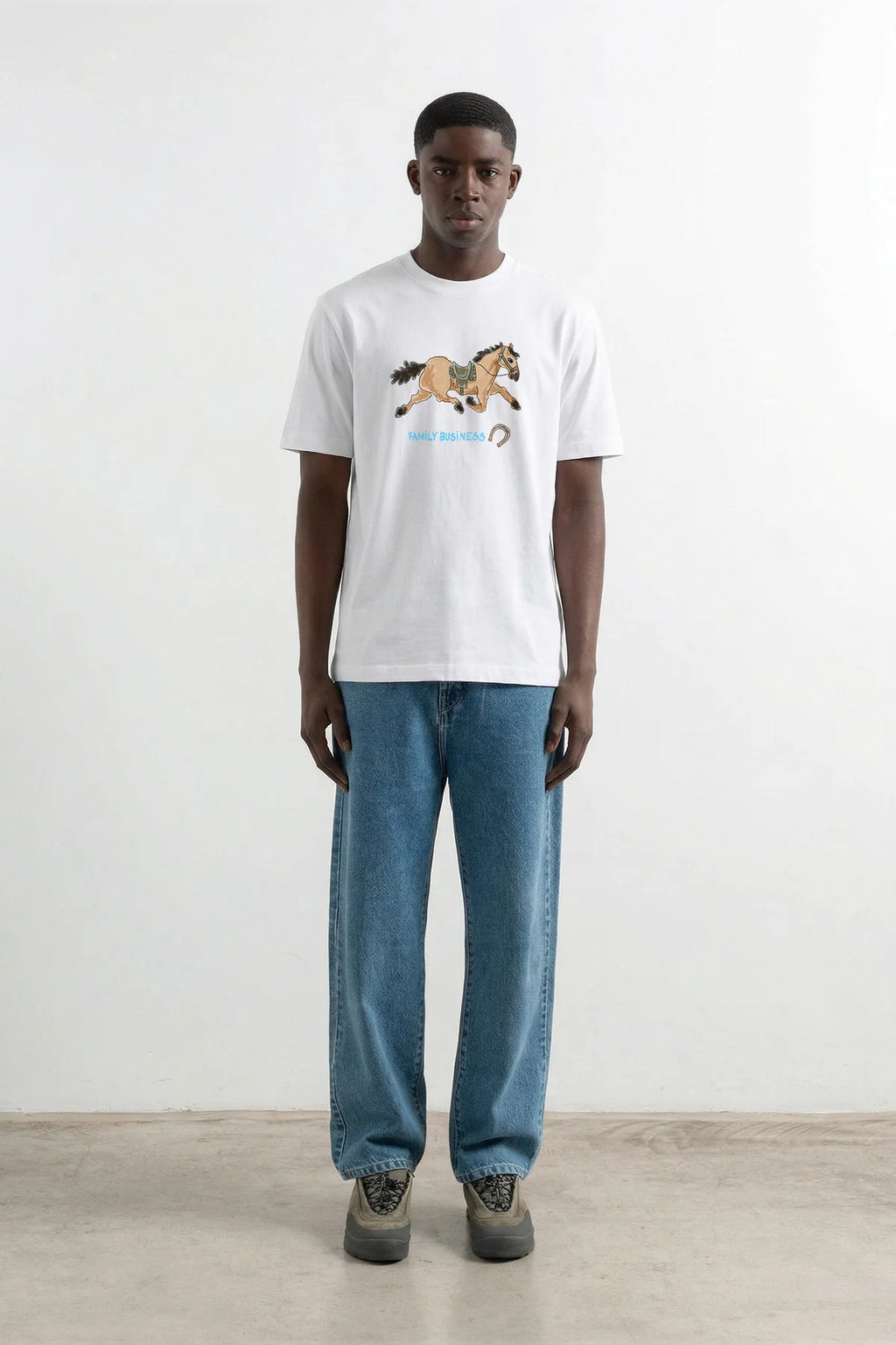 Family Business Tee — PLAIN WHITE
