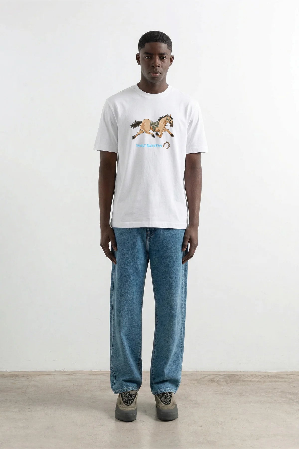 Family Business Tee — PLAIN WHITE