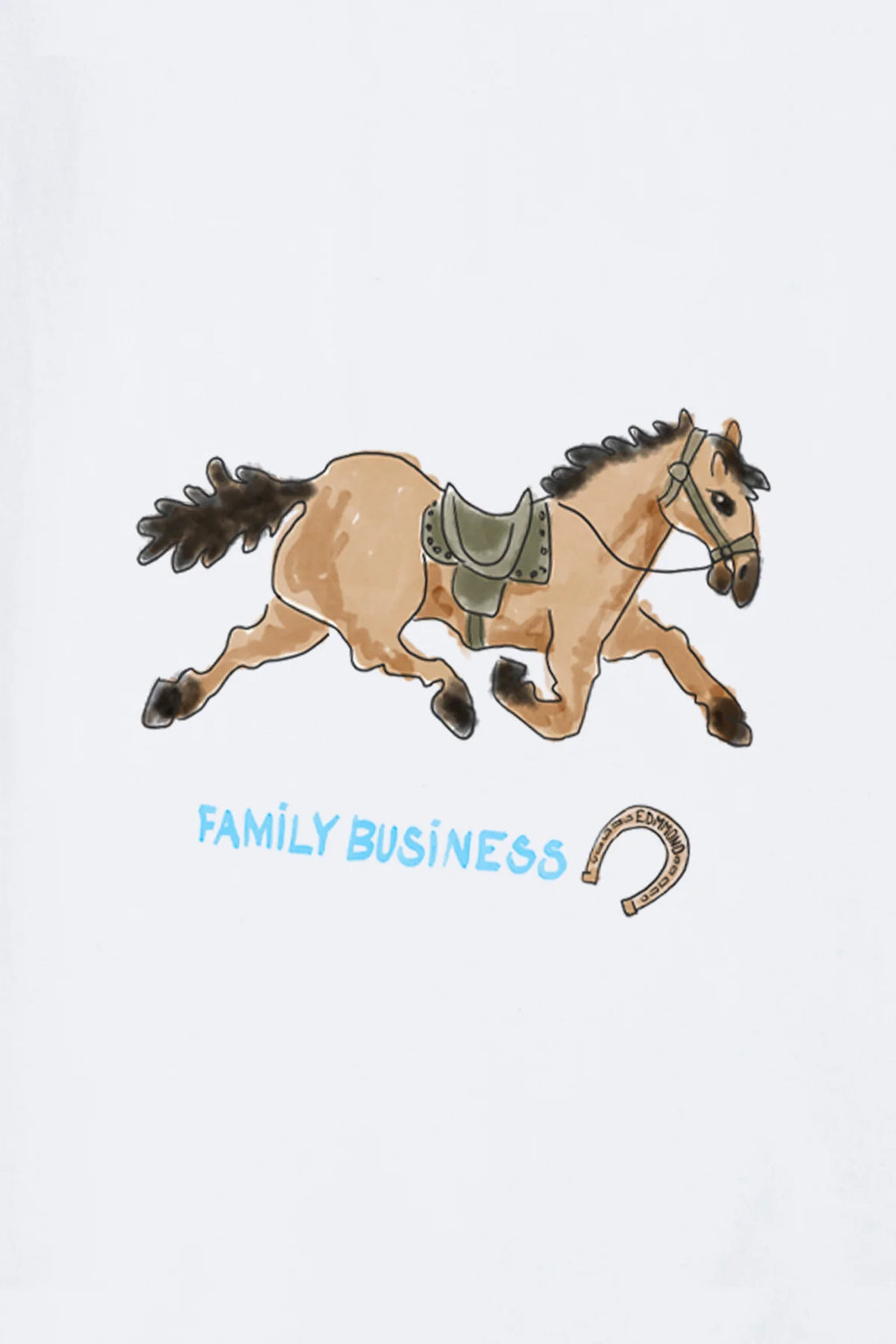 Family Business Tee — PLAIN WHITE