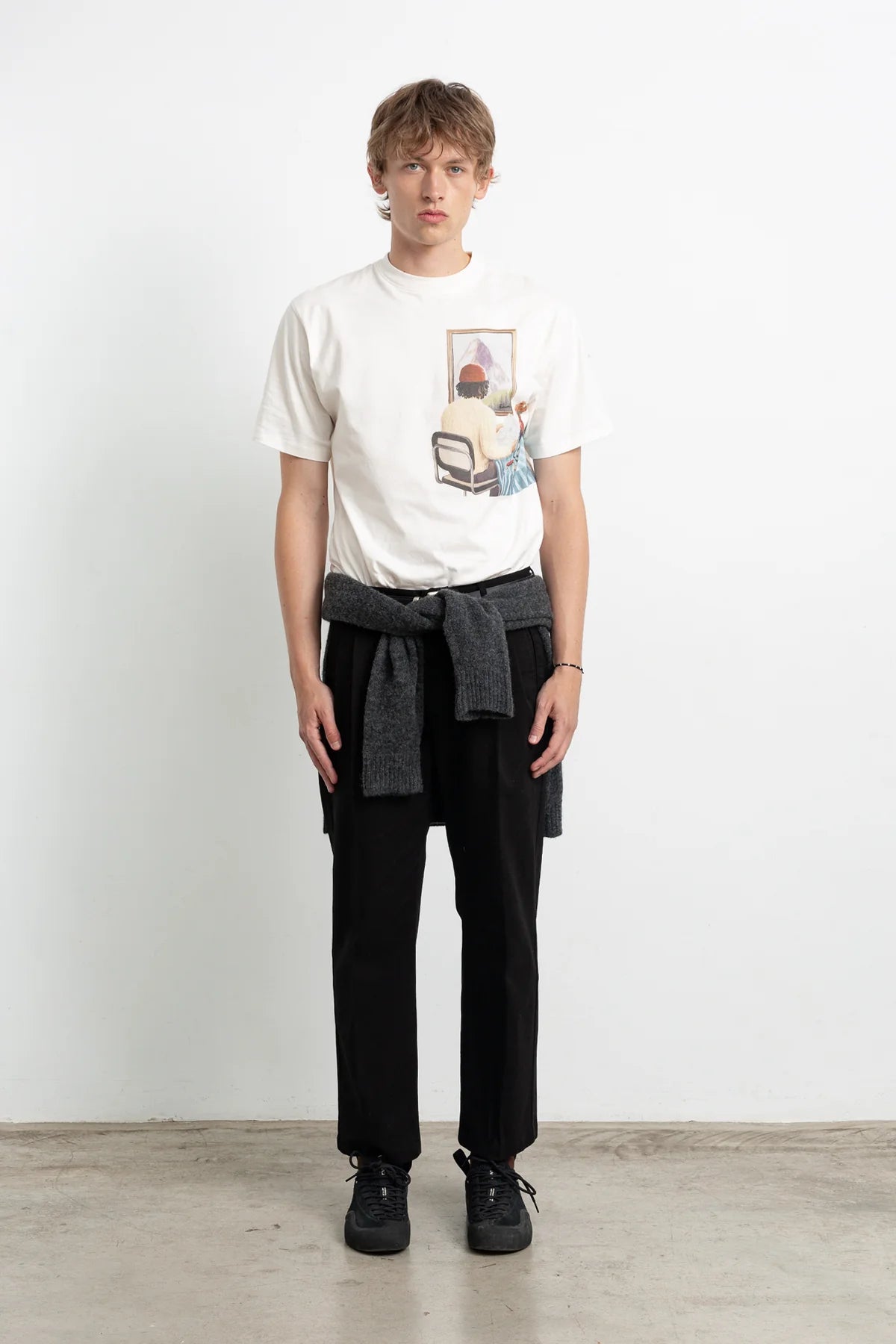 Room Tee — PLAIN OFF WHITE