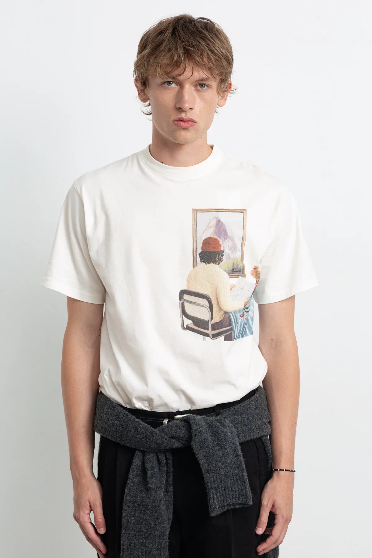 Room Tee — PLAIN OFF WHITE