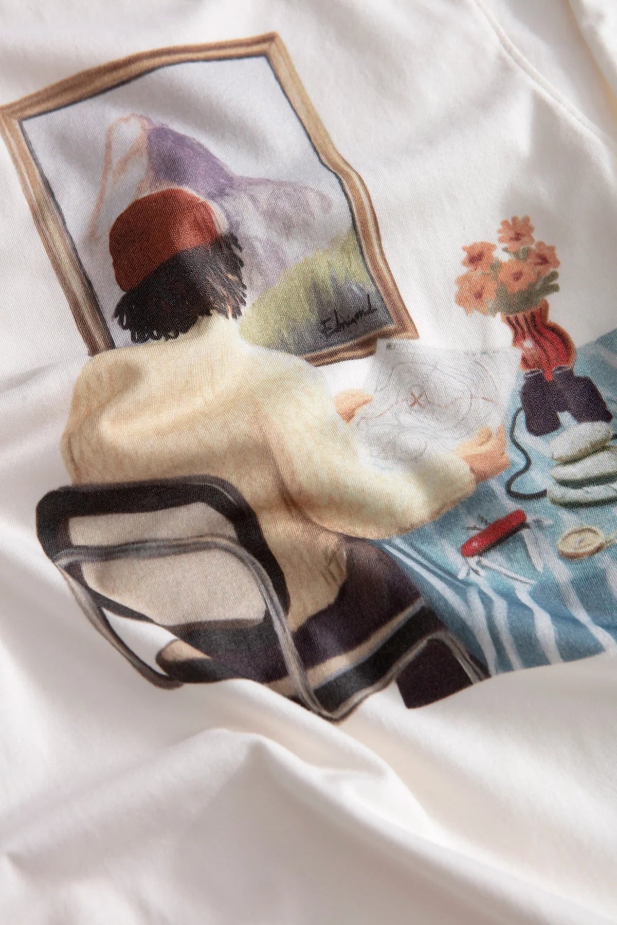 Room Tee — PLAIN OFF WHITE