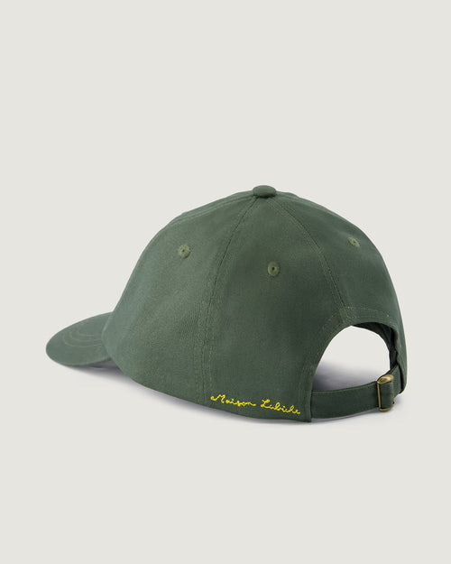 'Amour' Beaumont Twill Cap — ARMY GREEN