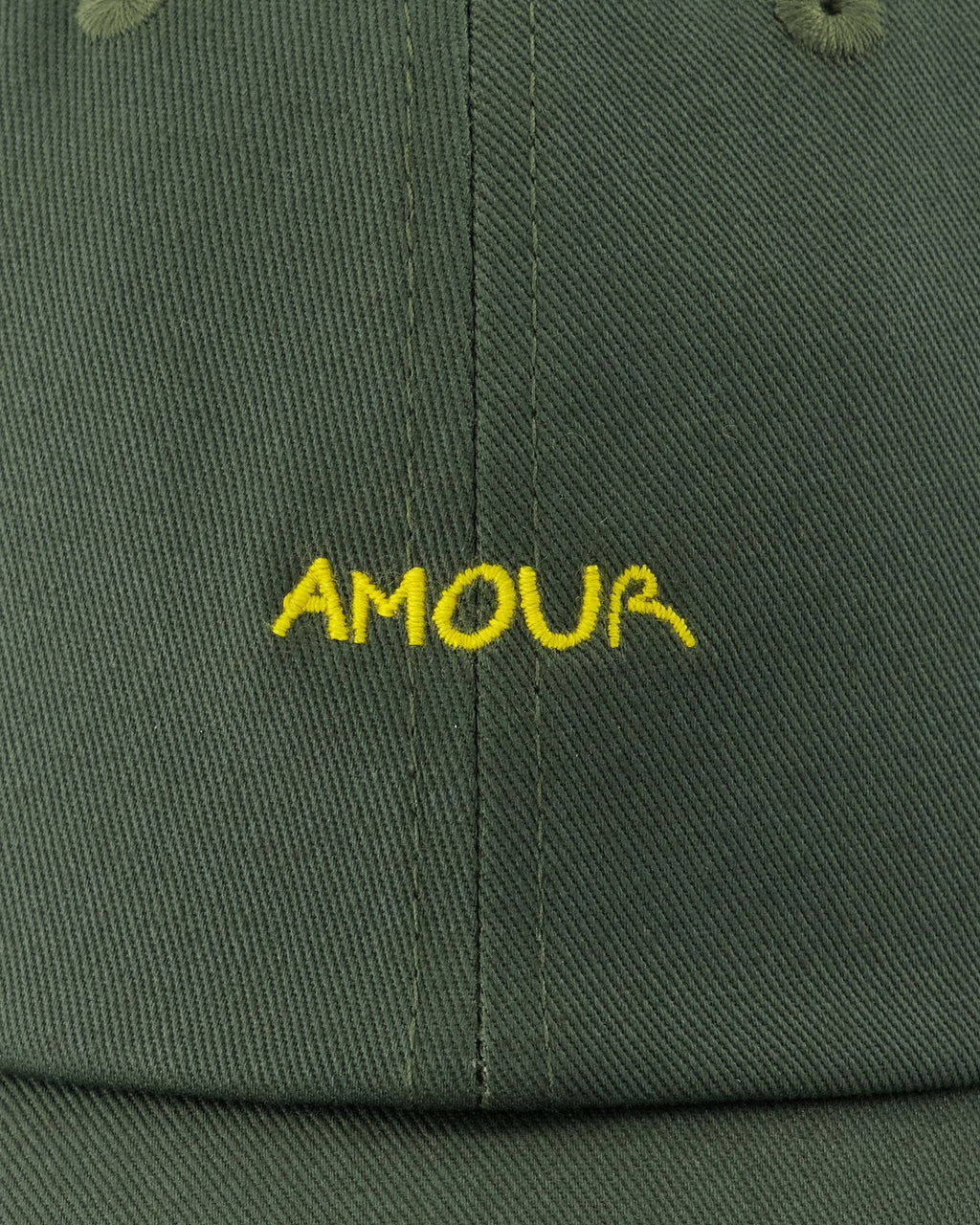 'Amour' Beaumont Twill Cap — ARMY GREEN