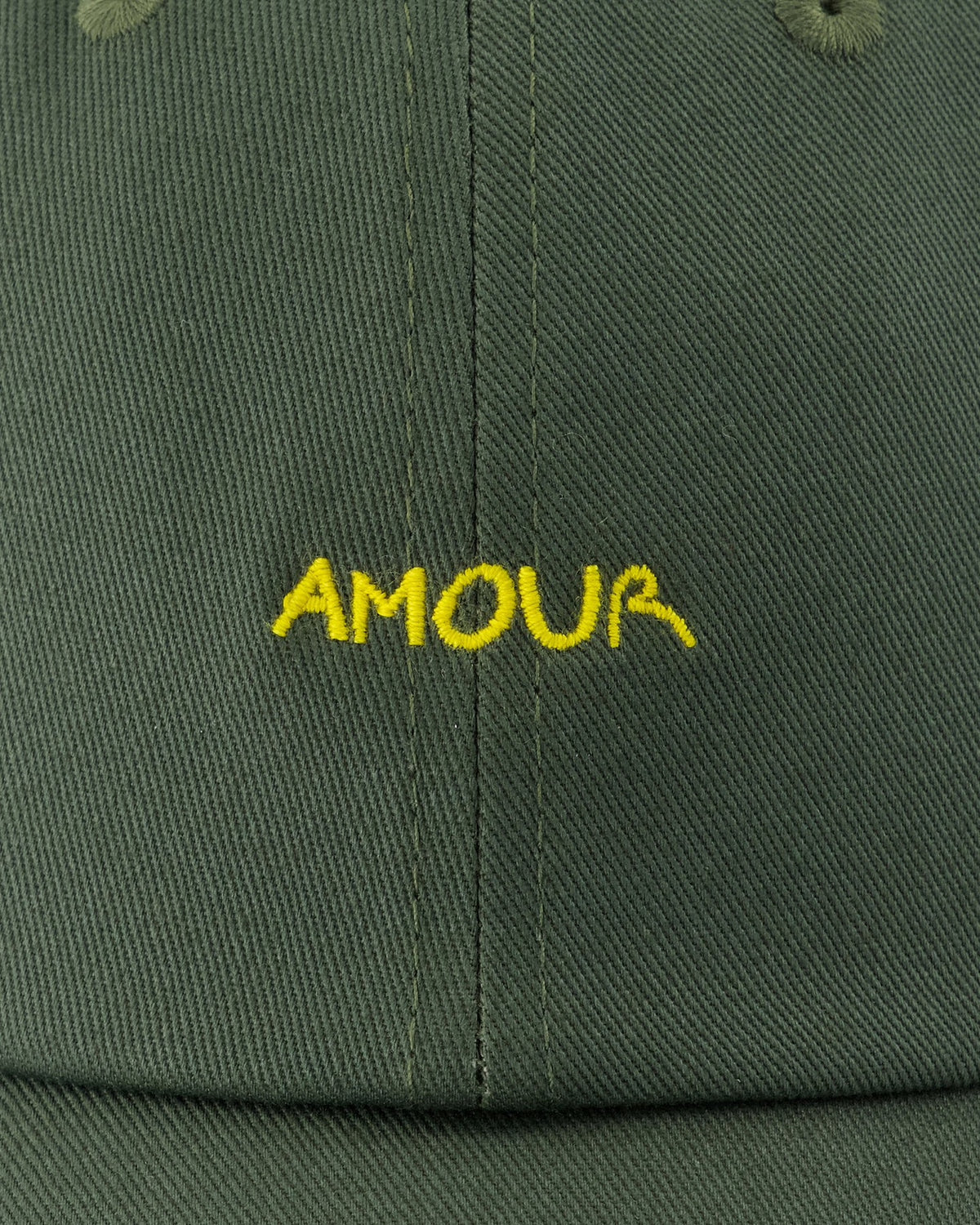 'Amour' Beaumont Twill Cap — ARMY GREEN