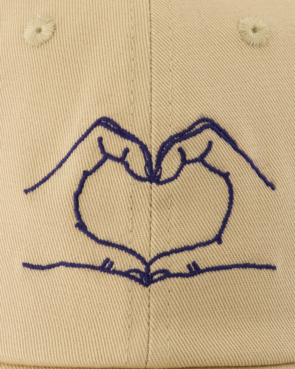 'Heart Hand' Beaumont Twill Cap — SANDSTONE