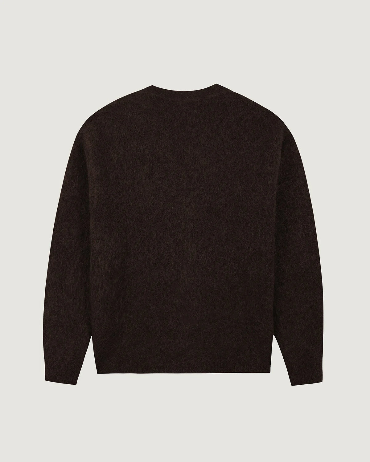 Andigne Mohair Alpaca Cardigan — BROWN