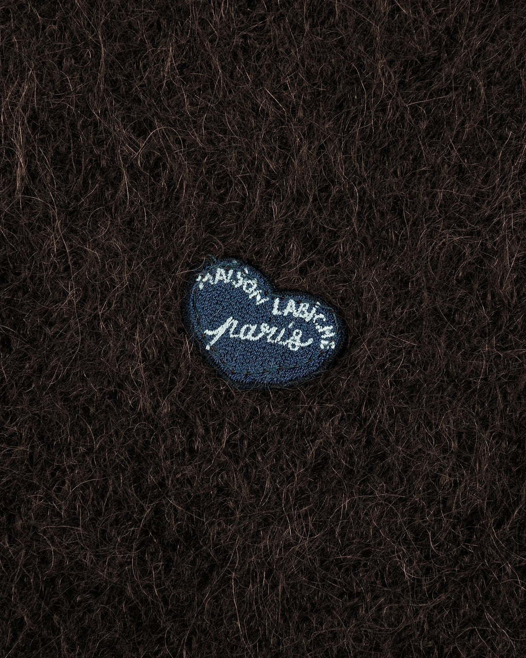 Andigne Mohair Alpaca Cardigan — BROWN