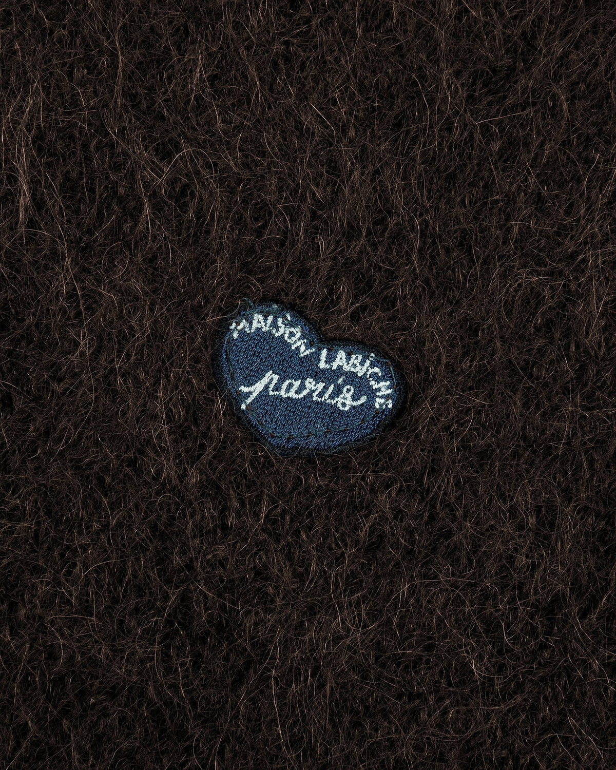 Andigne Mohair Alpaca Cardigan — BROWN