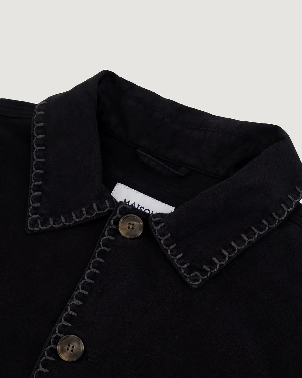 'Birds' Lemonnier Cotton Jacket — CARBON WASHED