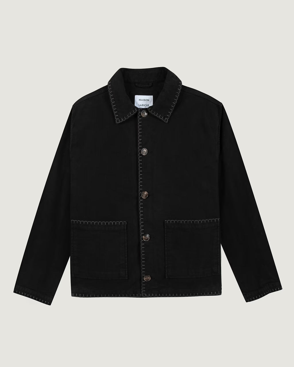'Birds' Lemonnier Cotton Jacket — CARBON WASHED
