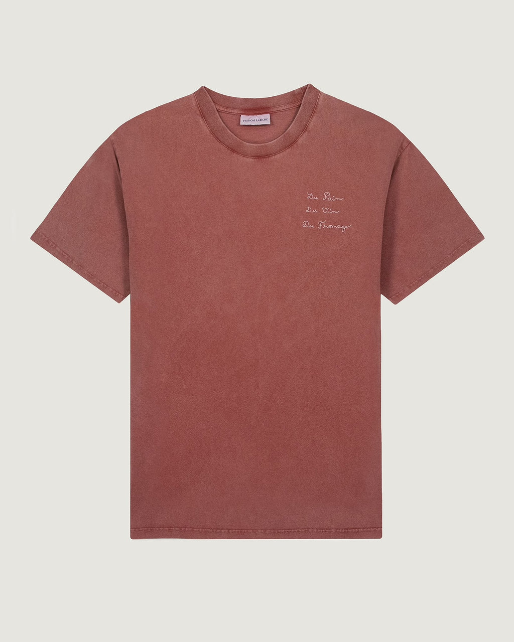 'Pain Vin Fromage' Patureau Tee — ACAJOU WASHED
