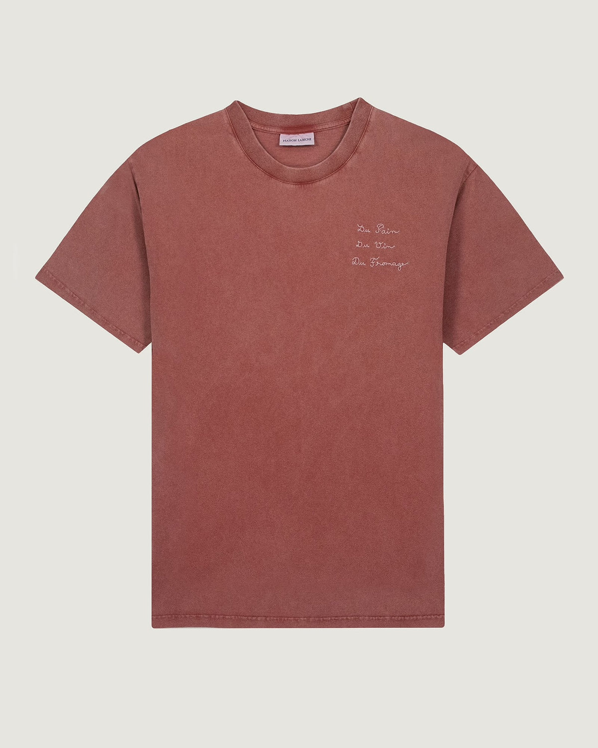 'Pain Vin Fromage' Patureau Tee — ACAJOU WASHED