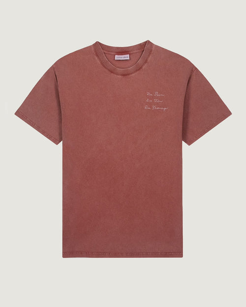 'Pain Vin Fromage' Patureau Tee — ACAJOU WASHED