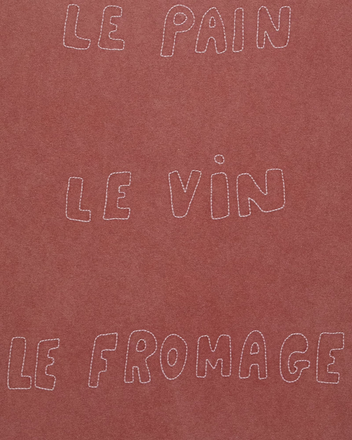 'Pain Vin Fromage' Patureau Tee — ACAJOU WASHED