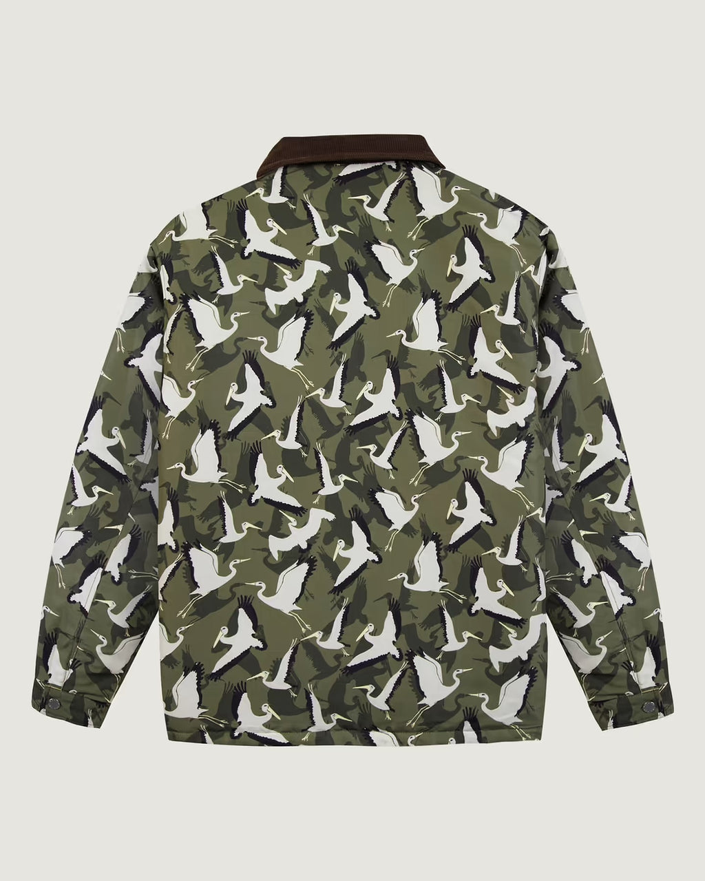 'Pelican' Sauffroy Quilted Nylon Jacket — SANDSTONE / PELICAN PRINT MULTI