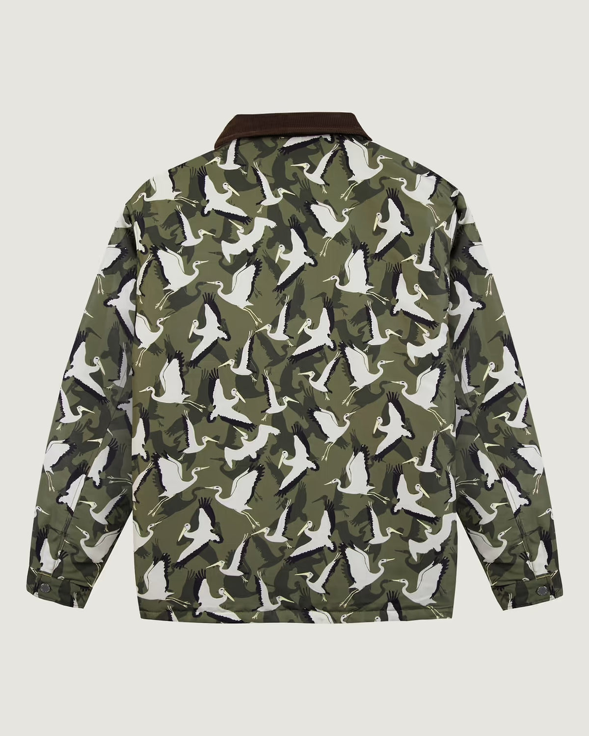 'Pelican' Sauffroy Quilted Nylon Jacket — SANDSTONE / PELICAN PRINT MULTI