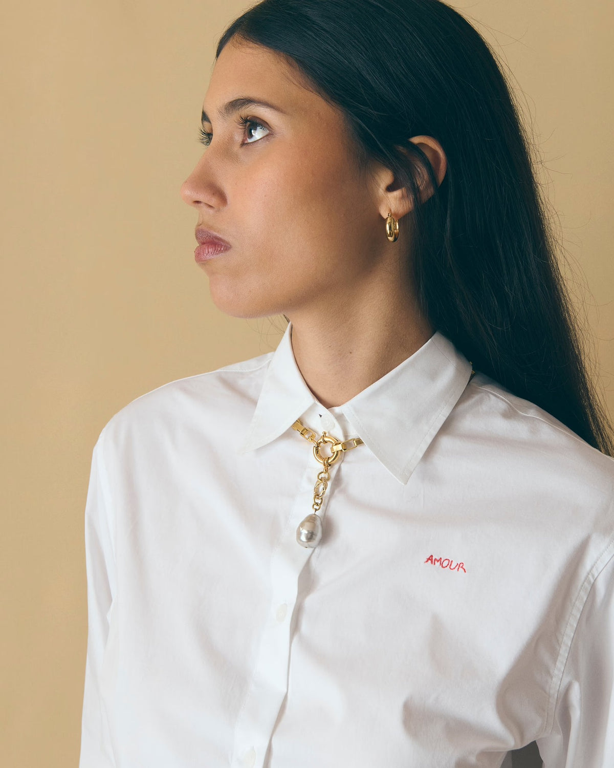 Bideault Amour Shirt  — WHITE