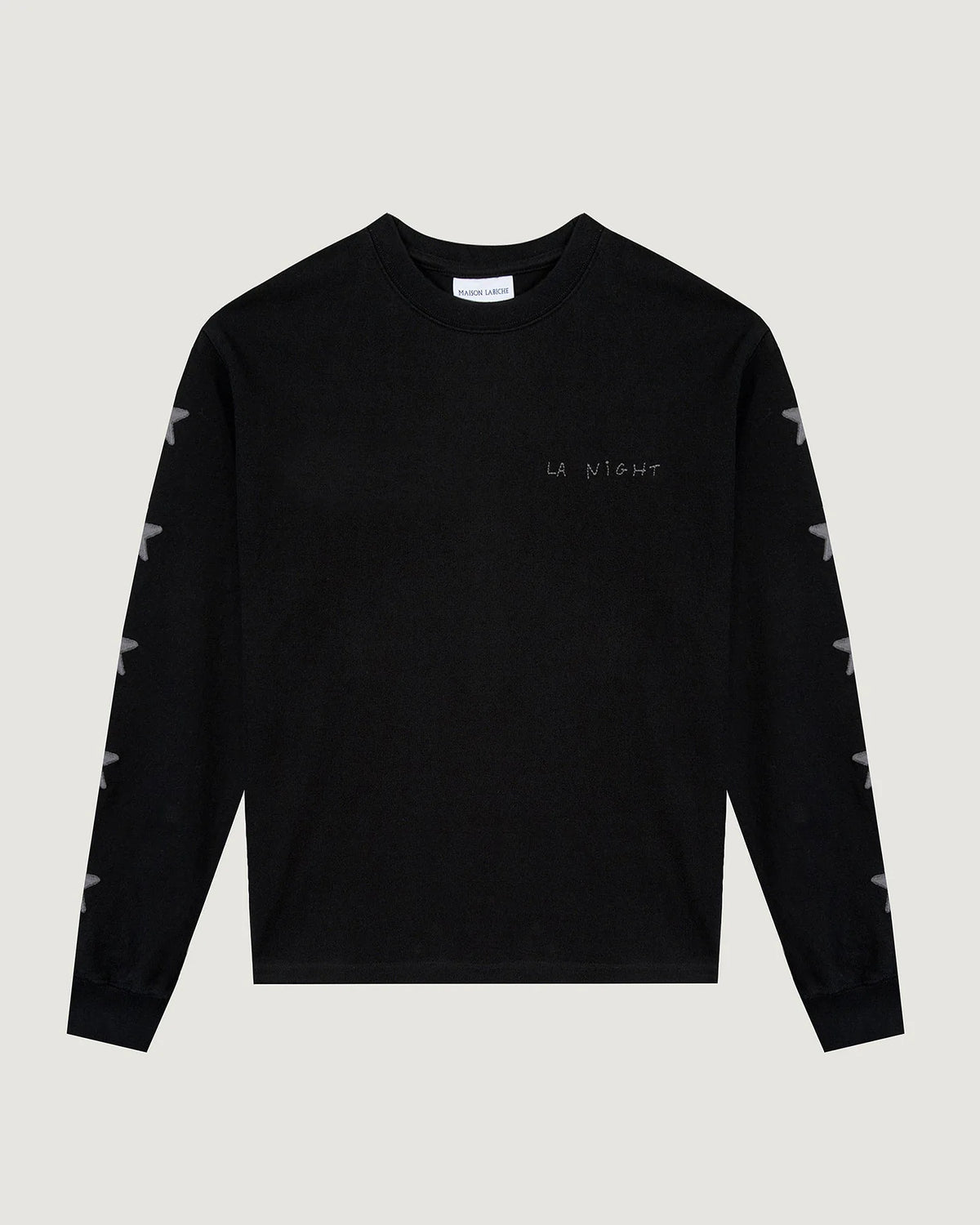 'Au bout de la night' Manhes Sweatshirt — BLACK