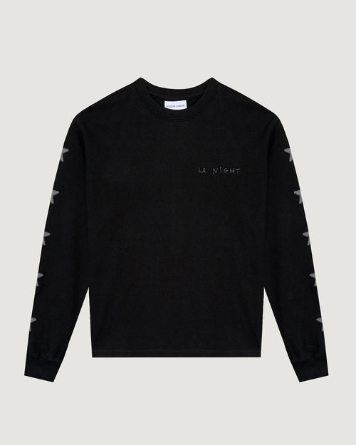 'Au bout de la night' Manhes Sweatshirt — BLACK