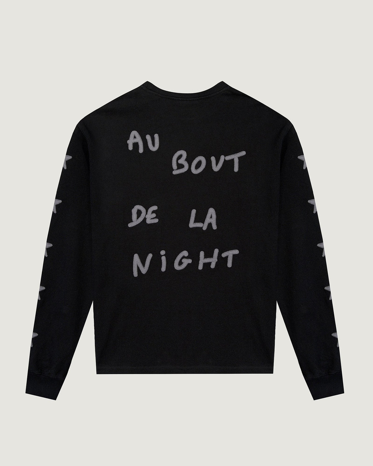 'Au bout de la night' Manhes Sweatshirt — BLACK