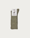 Alpaca Blend Socks — OLIVE GREEN