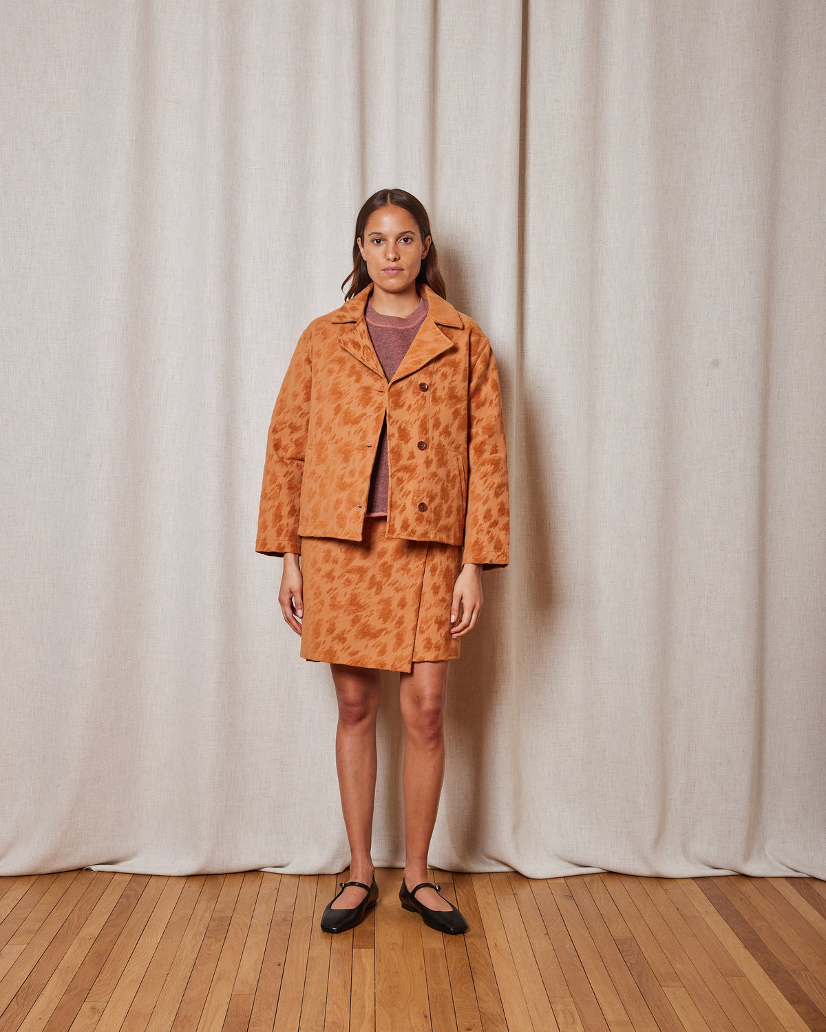 Asza Wild Jacket — SPICY BROWN
