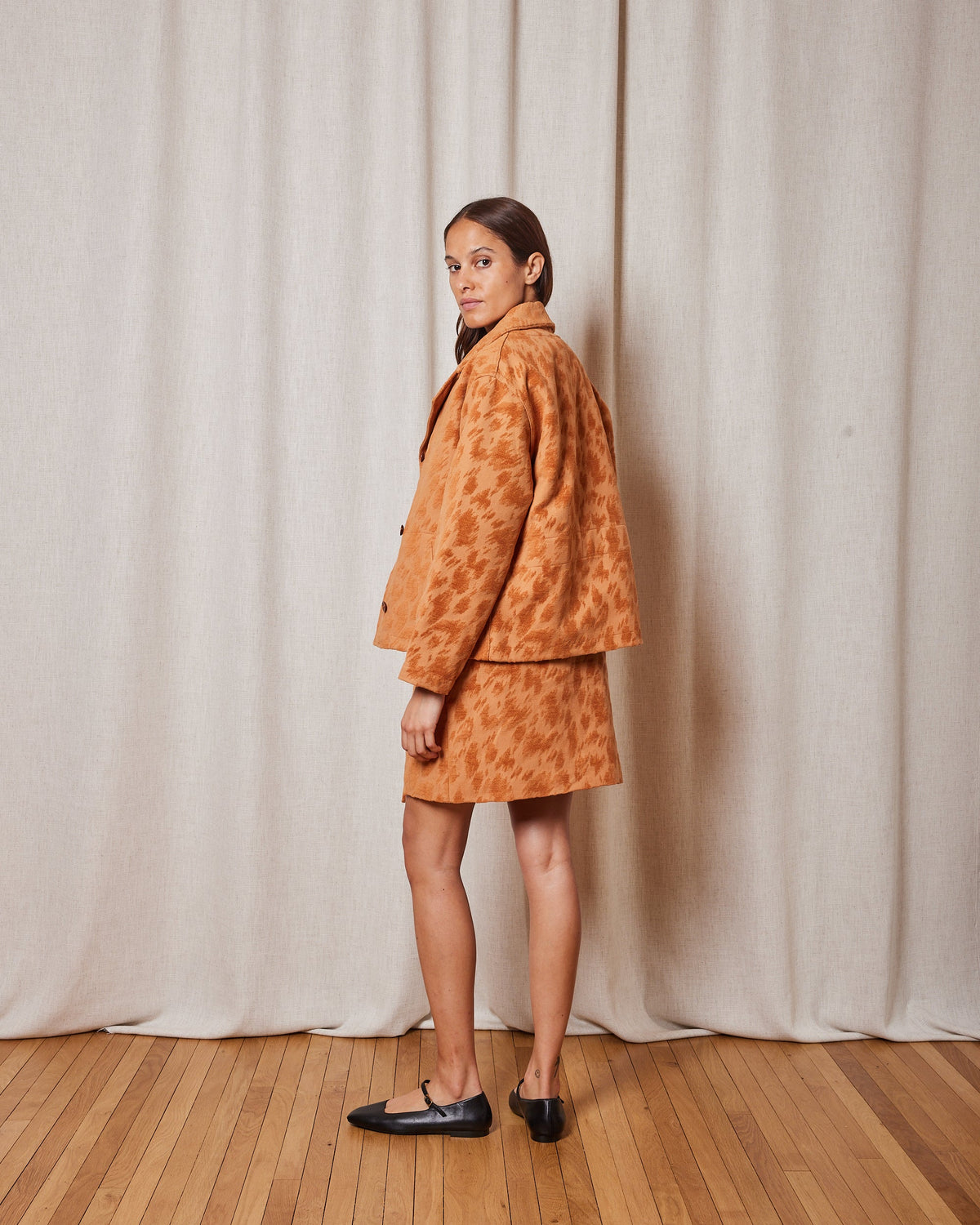 Asza Wild Jacket — SPICY BROWN