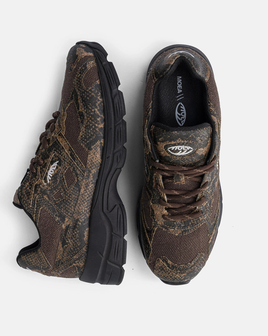 Rush Vegan Sneaker — Palm — BROWN SNAKE