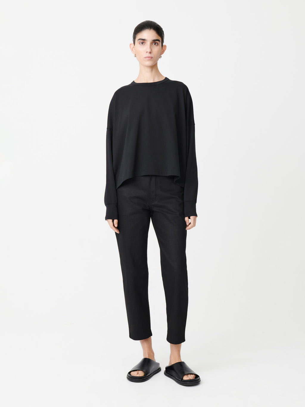 Avanti Denim Pants — BLACK