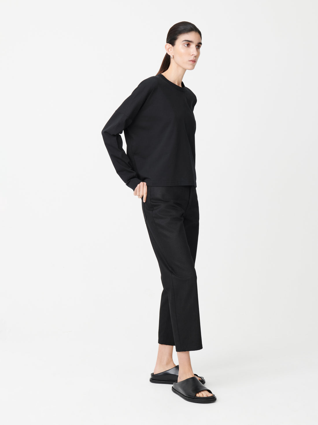 Avanti Denim Pants — BLACK