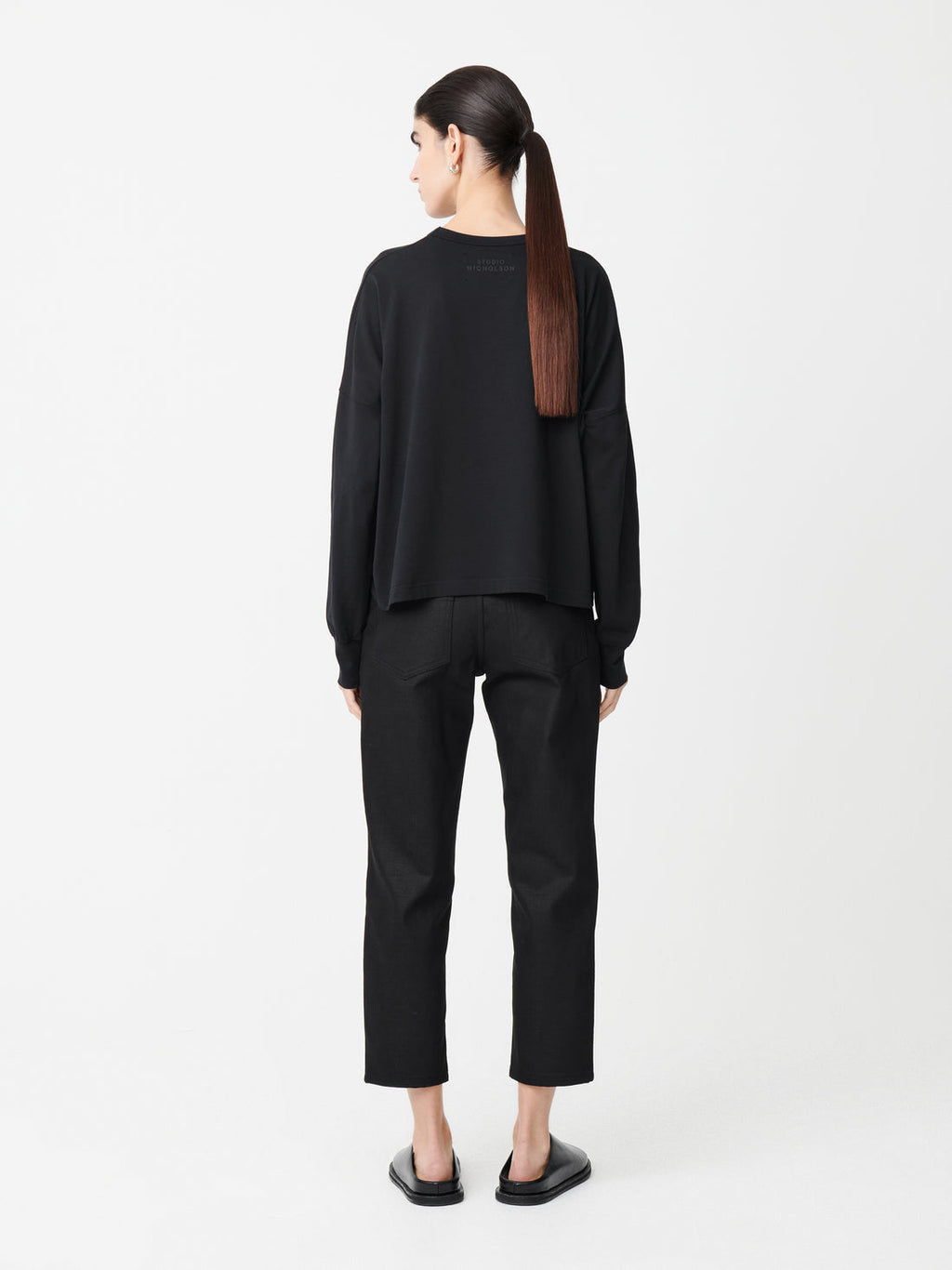 Avanti Denim Pants — BLACK