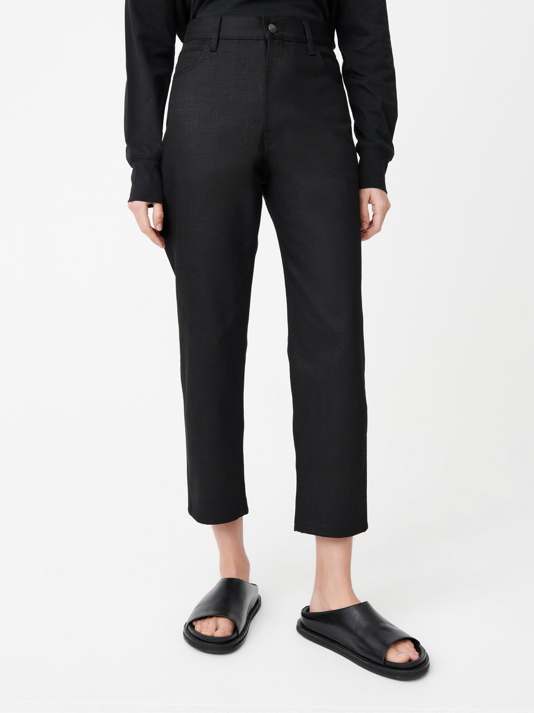 Avanti Denim Pants — BLACK