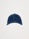Unisex Winter Flowers Cap — DENIM BLUE