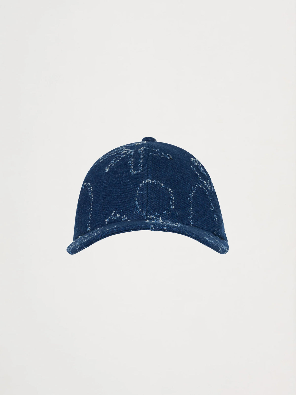 Unisex Winter Flowers Cap — DENIM BLUE
