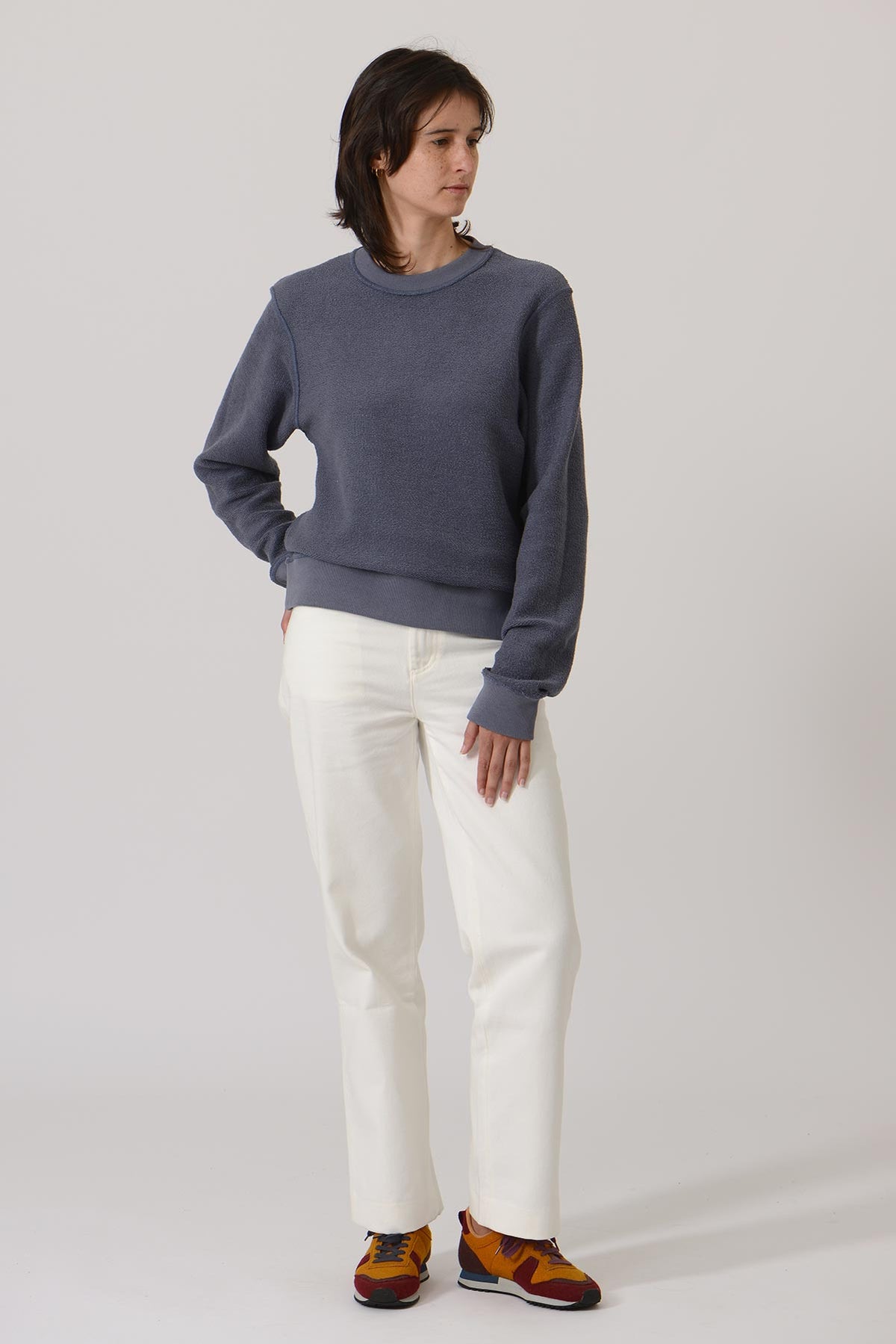 Bragas Reversible Sweatshirt — LAVANDA NAVY