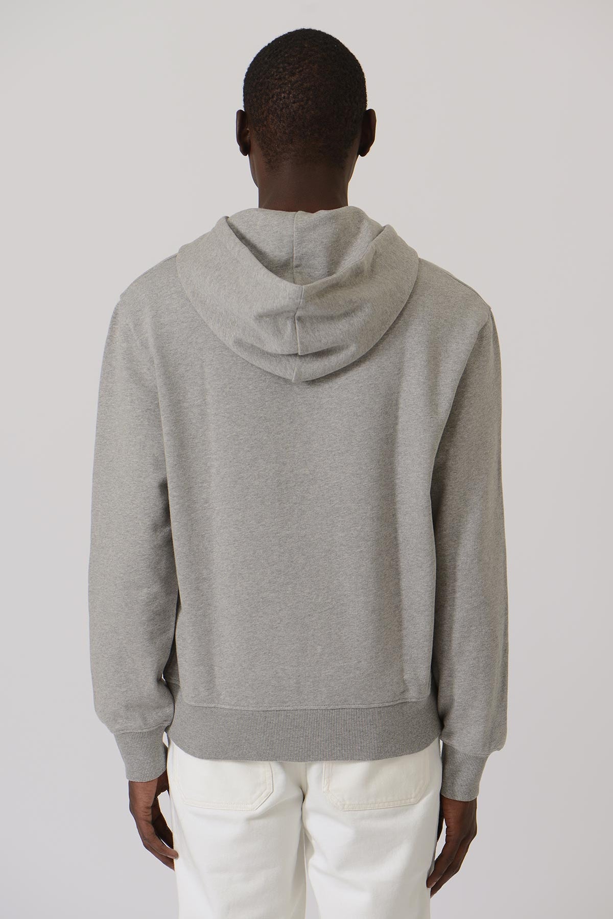 Early High-Stitch Logo Hoodie — GREY