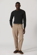 Raglan Knit LS Sweater — ANTHRACITE