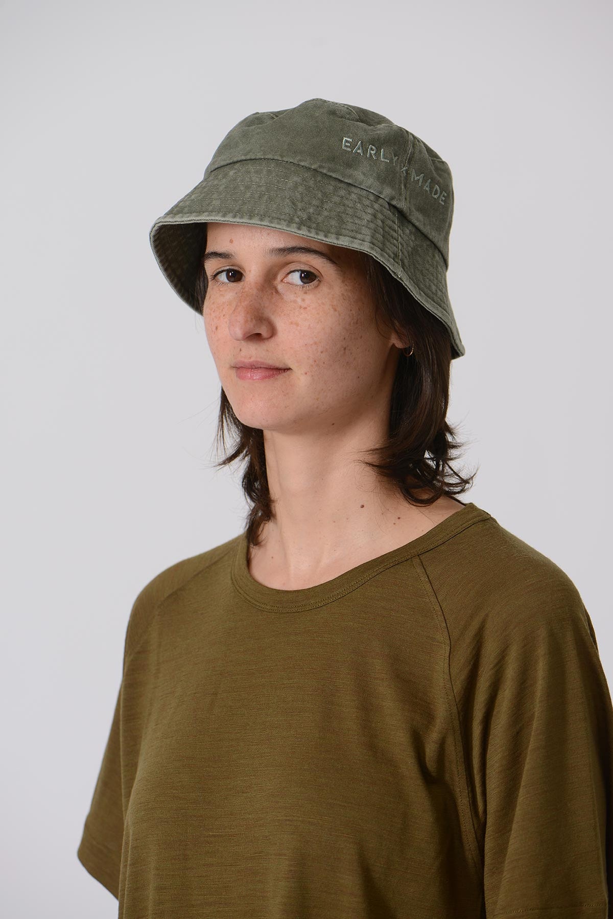 Bucket Hat — WASHED GREEN