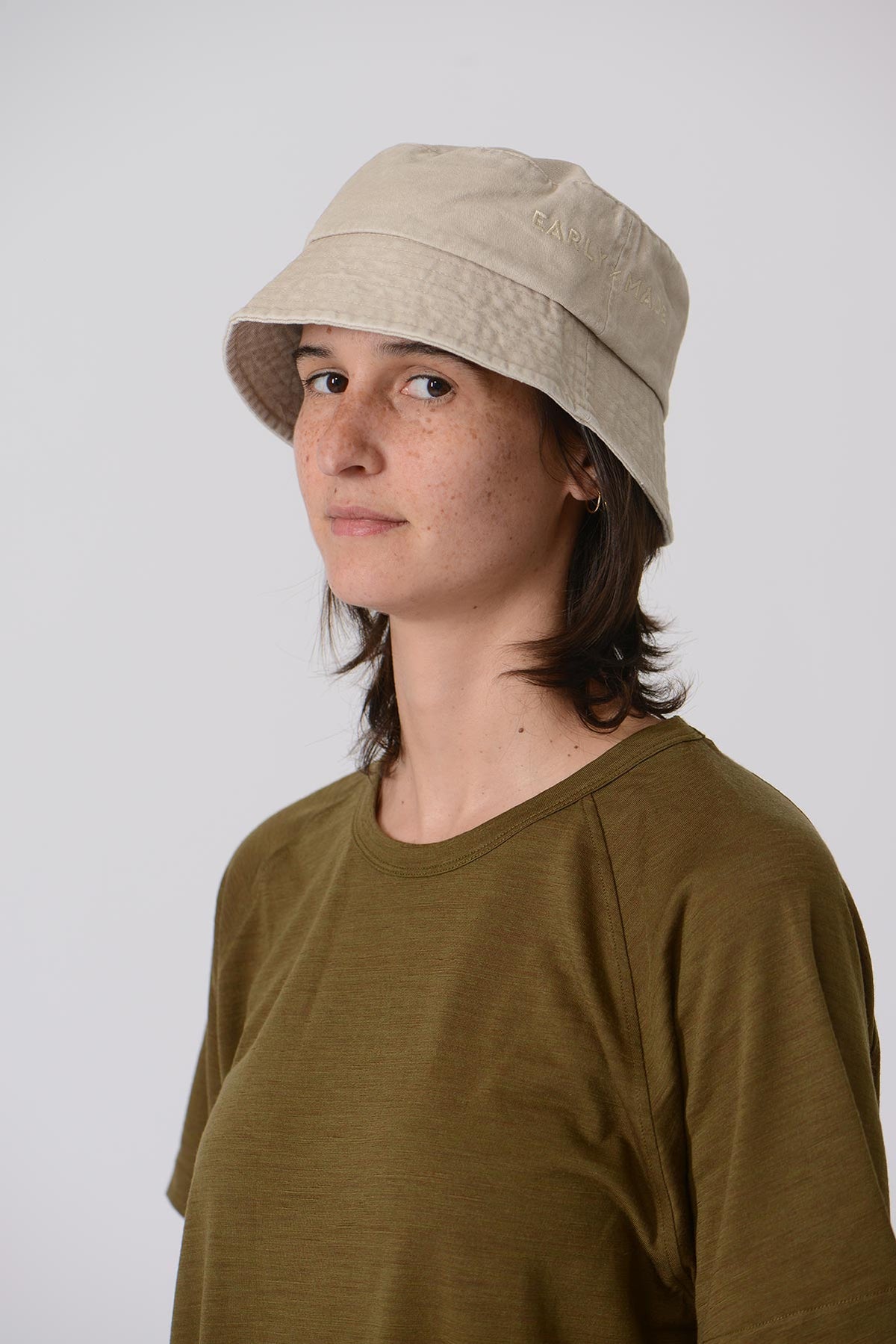 Bucket Hat — WASHED ECRU
