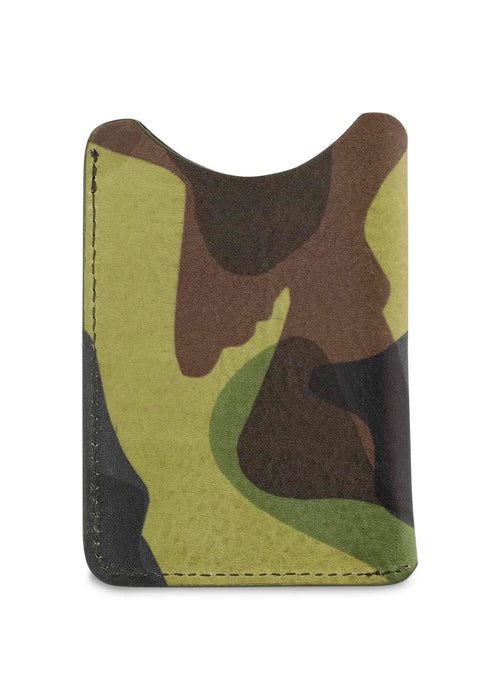 Card Sleeve Wallet  — CAMOUFLAGE LIGHT GREEN